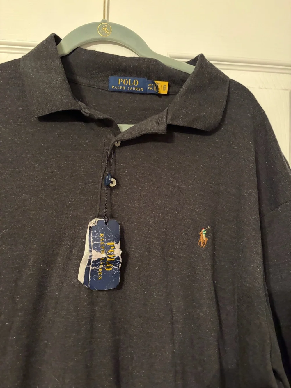 NWT Polo by Ralph Lauren Men’s Grey Short-Sleeve